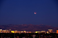Lunar Eclipse Over The Strip