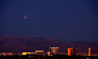 Lunar Eclipse Over The Strip-8
